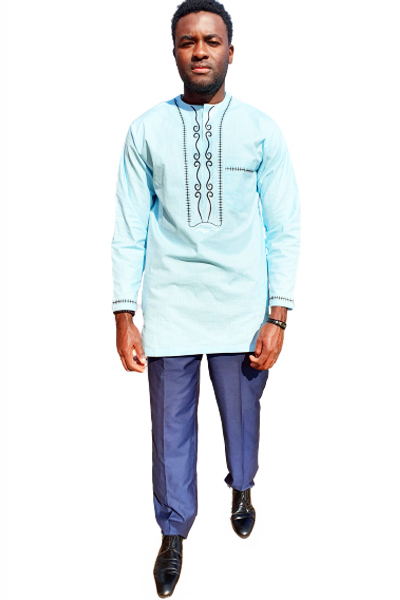 African Embroidered men's shirt - Imms Fashion